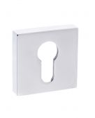 Atlantic - FMSEPC Forme Euro Escutcheons on Minimal Square Rose - Polished Chrome