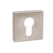 Atlantic - FMSESN Forme Euro Escutcheons on Minimal Square Rose - Satin Nickel