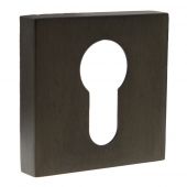 Atlantic - FMSEUDB Forme Euro Escutcheons on Minimal Square Rose - Urban Dark Bronze