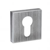 Atlantic - FMSEUG Forme Euro Escutcheons on Minimal Square Rose - Urban Graphite