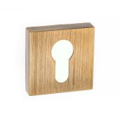 Atlantic - FMSEYB Forme Euro Escutcheons on Minimal Square Rose - Yester Bronze