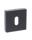 Atlantic - FMSKMB Forme Key Escutcheons on Minimal Square Rose - Matt Black