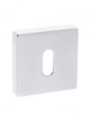 Atlantic - FMSKPC Forme Key Escutcheons on Minimal Square Rose - Polished Chrome