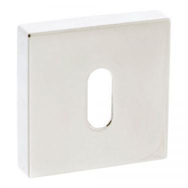 Click Here To Enlarge This Photo Of Atlantic - FMSKPN Forme Key Escutcheons on Minimal Square Rose - Polished Nickel