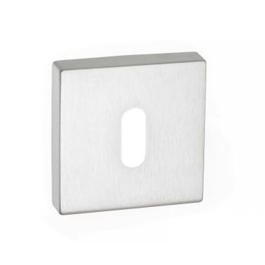 Click Here To Enlarge This Photo Of Atlantic - FMSKSC Forme Key Escutcheons on Minimal Square Rose - Satin Chrome