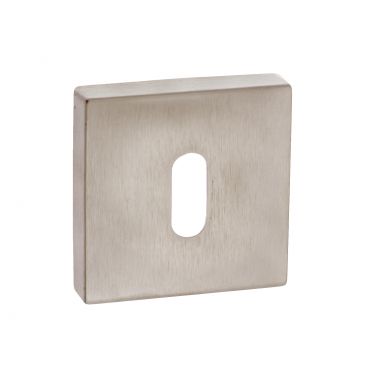 Click Here To Enlarge This Photo Of Atlantic - FMSKSN Forme Key Escutcheons on Minimal Square Rose - Satin Nickel