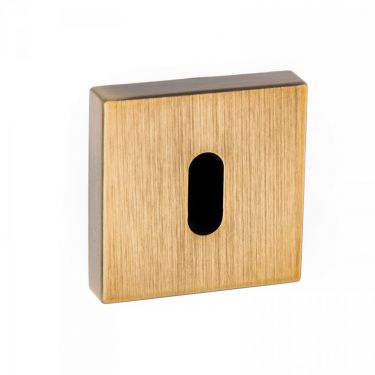 Click Here To Enlarge This Photo Of Atlantic - FMSKYB Forme Key Escutcheons on Minimal Square Rose - Yester Bronze