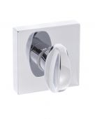 Atlantic - FMSWCPC Forme WC Turn and Release on Minimal Square Rose - Polished Chrome