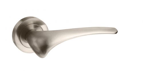 Click Here To Enlarge This Photo Of Atlantic - M70SN Mediterranean 'Marseille' Lever on Round Rose - Satin Nickel