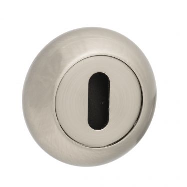 Click Here To Enlarge This Photo Of Atlantic - MCESCKSN Mediterranean Key Escutcheons on Round "C" Rose - Satin Nickel