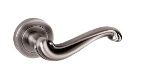 Atlantic - OE177MBN Old English 'Colchester' Lever on Round Rose - Matt Gun Metal