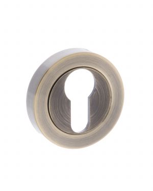 Click Here To Enlarge This Photo Of Atlantic - OEESCEAB Old English Euro Profile Escutcheons - Antique Brass