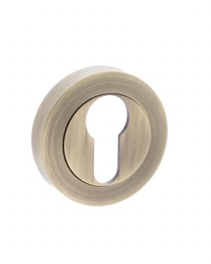 Click Here To Enlarge This Photo Of Atlantic - OEESCEMAB Old English Euro Profile Escutcheons - Matt Antique Brass