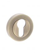 Atlantic - OEESCEMAB Old English Euro Profile Escutcheons - Matt Antique Brass