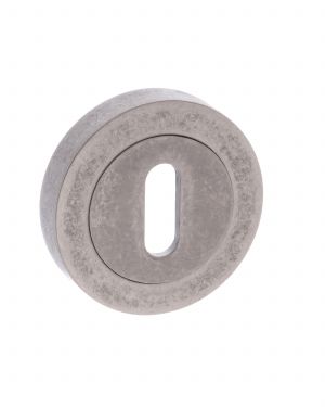Click Here To Enlarge This Photo Of Atlantic - OEESCKDS Old English Key Escutcheons - Distressed Silver