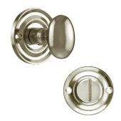 Atlantic - OEOWCPN Old English Solid Brass Oval WC Turn and Release - Polished Nickel