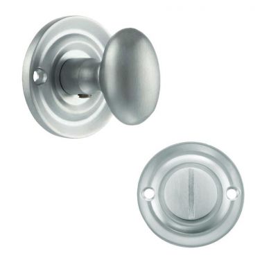 Click Here To Enlarge This Photo Of Atlantic - OEOWCSC Old English Solid Brass Oval WC Turn and Release - Satin Chrome