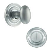 Atlantic - OEOWCSC Old English Solid Brass Oval WC Turn and Release - Satin Chrome