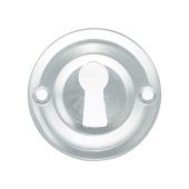 Atlantic - OERKESC Old English Solid Brass Standard Key Escutcheons - Satin Chrome