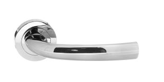 Atlantic - S21RPC STATUS 'Nevada' Lever on Round Rose - Polished Chrome