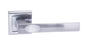 Atlantic - S24SSC STATUS 'Kansas' Lever on Square Rose - Satin Chrome