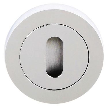 Click Here To Enlarge This Photo Of Atlantic - S2ESCKRPC STATUS Key Escutcheons on Round Rose - Polished Chrome
