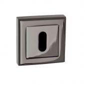 Atlantic - S2ESCKSBN STATUS Key Escutcheons on Square Rose - Black Nickel