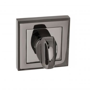 Click Here To Enlarge This Photo Of Atlantic - S2WCSBN STATUS WC Turn and Release on Square Rose - Black Nickel