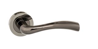Atlantic - S35RBN STATUS 'Texas' Lever on Round Rose - Black Nickel