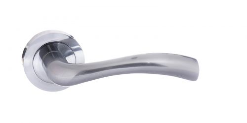 Click Here To Enlarge This Photo Of Atlantic - S35RSC STATUS 'Texas' Lever on Round Rose - Satin Chrome