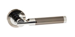 Atlantic - S36RBNPC STATUS 'Dakota' Lever on Round Rose - Black Nickel/Polished Chrome