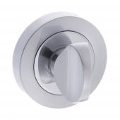 Atlantic - S3WCRSCPC STATUS WC Turn and Release on Round Rose - Satin/Polished Chrome