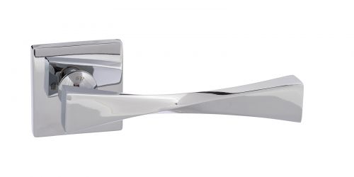 Click Here To Enlarge This Photo Of Atlantic - SP190CP Senza Pari 'Guido' Designer Lever on Square Rose - Polished Chrome