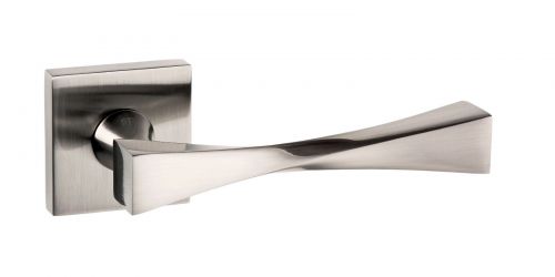 Click Here To Enlarge This Photo Of Atlantic - SP190SN Senza Pari 'Guido' Designer Lever on Square Rose - Satin Nickel