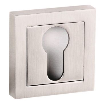 Click Here To Enlarge This Photo Of Atlantic - SPCESCESN Senza Pari Euro Escutcheons on Square Rose - Satin Nickel