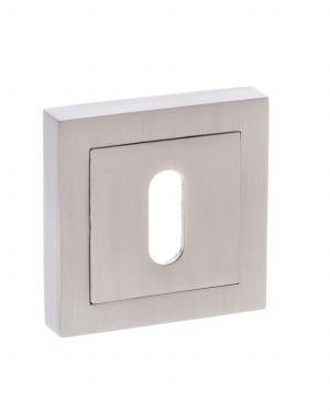 Click Here To Enlarge This Photo Of Atlantic - SPCESCKSN Senza Pari Key Escutcheons on Square Rose - Satin Nickel