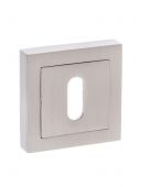 Atlantic - SPCESCKSN Senza Pari Key Escutcheons on Square Rose - Satin Nickel