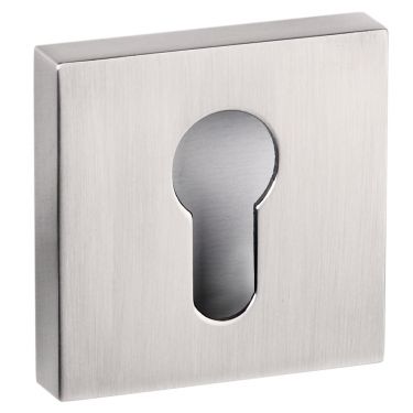 Click Here To Enlarge This Photo Of Atlantic - SPESCESN Senza Pari Euro Escutcheons on Square Rose - Satin Nickel