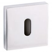 Atlantic - SPESCKCP Senza Pari Key Escutcheons on Square Rose - Polished Chrome