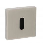 Atlantic - SPESCKSN Senza Pari Key Escutcheons on Square Rose - Satin Nickel