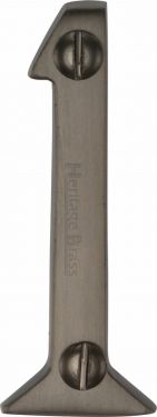 Click Here To Enlarge This Photo Of C1567 1-MB Heritage Brass Numeral 1 Face Fix 51mm (2") Matt Bronze Finish