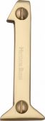 C1567 1-PB Heritage Brass Numeral 1 Face Fix 51mm (2") Polished Brass Finish