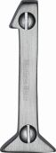 C1567 1-SC Heritage Brass Numeral 1 Face Fix 51mm (2") Satin Chrome Finish
