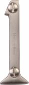 C1567 1-SN Heritage Brass Numeral 1 Face Fix 51mm (2") Satin Nickel Finish