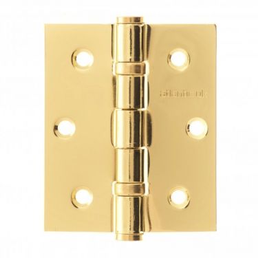 Click Here To Enlarge This Photo Of Atlantic - A2HB32525BP 3" x 2.5" x 2.5mm Ball Bearing Hinges Polished Brass Plated