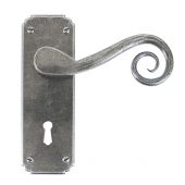 33615 From The Anvil Pewter Monkeytail Lever Lock Set