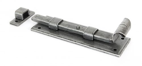Click Here To Enlarge This Photo Of 33663 From The Anvil Pewter Patina 6" Straight Door Bolt