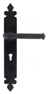 Click Here To Enlarge This Photo Of 33247 From The Anvil Black Tudor Lever Lock Set