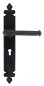 33247 From The Anvil Black Tudor Lever Lock Set