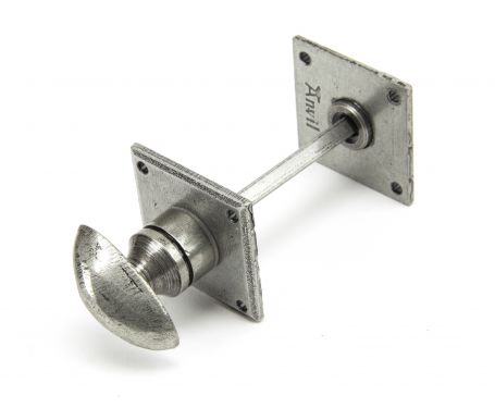 Click Here To Enlarge This Photo Of 18336 From The Anvil Pewter Diamond Bathroom Thumbturn